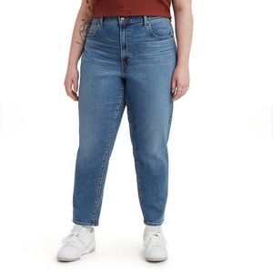 NWT Levi's Lightly Distressed High Waisted Straight Leg Mom Jeans Plus Sz 22W